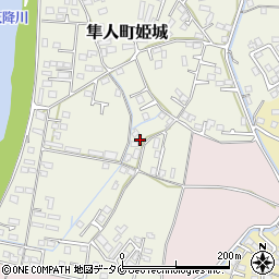 鹿児島県霧島市隼人町姫城832周辺の地図