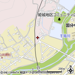 鹿児島県霧島市国分姫城2863周辺の地図
