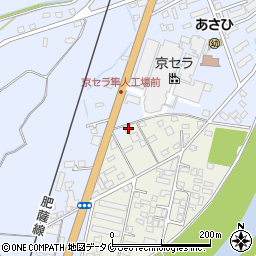 鹿児島県霧島市隼人町姫城593周辺の地図