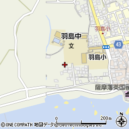 鹿児島県いちき串木野市羽島5395周辺の地図