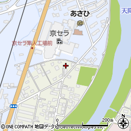 鹿児島県霧島市隼人町姫城658周辺の地図