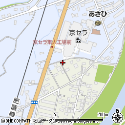 鹿児島県霧島市隼人町姫城605周辺の地図