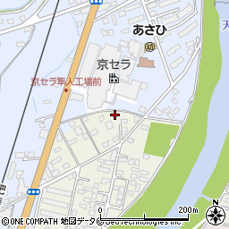 鹿児島県霧島市隼人町姫城608周辺の地図