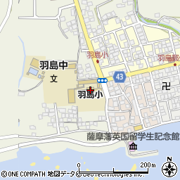 鹿児島県いちき串木野市羽島5359周辺の地図