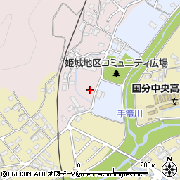 鹿児島県霧島市国分姫城2892周辺の地図