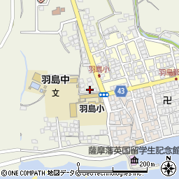 鹿児島県いちき串木野市羽島5243周辺の地図