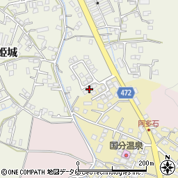 鹿児島県霧島市隼人町姫城2730周辺の地図