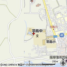 鹿児島県いちき串木野市羽島5321周辺の地図