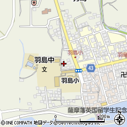 鹿児島県いちき串木野市羽島5246周辺の地図