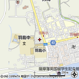 鹿児島県いちき串木野市羽島4968周辺の地図
