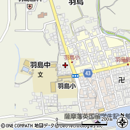 鹿児島県いちき串木野市羽島5239周辺の地図