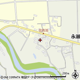 鹿児島県姶良市永瀬406-1周辺の地図