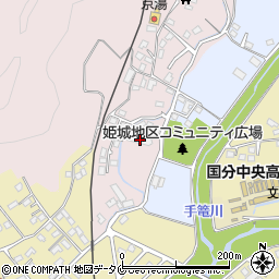 鹿児島県霧島市国分姫城2904周辺の地図
