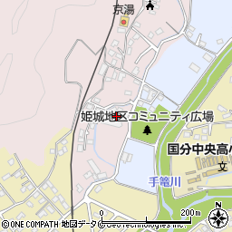 鹿児島県霧島市国分姫城2907周辺の地図