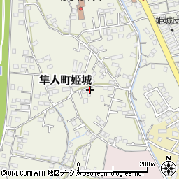 鹿児島県霧島市隼人町姫城916周辺の地図