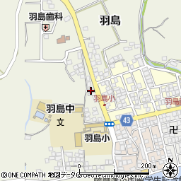 鹿児島県いちき串木野市羽島5235周辺の地図