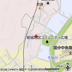 鹿児島県霧島市国分姫城2906周辺の地図