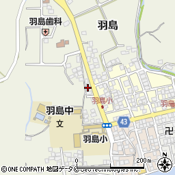 鹿児島県いちき串木野市羽島5232周辺の地図