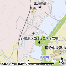 鹿児島県霧島市国分姫城2909周辺の地図