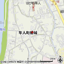 鹿児島県霧島市隼人町姫城1010周辺の地図