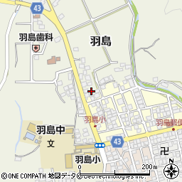 鹿児島県いちき串木野市羽島5010-3周辺の地図