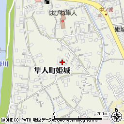 鹿児島県霧島市隼人町姫城1002周辺の地図