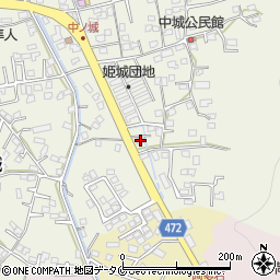 鹿児島県霧島市隼人町姫城2718周辺の地図