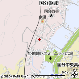 鹿児島県霧島市国分姫城2934周辺の地図