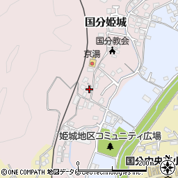 鹿児島県霧島市国分姫城2961周辺の地図