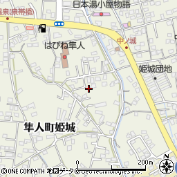 鹿児島県霧島市隼人町姫城1037周辺の地図