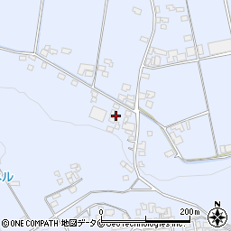 宮崎県都城市関之尾町5851-3周辺の地図