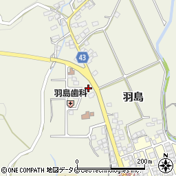 鹿児島県いちき串木野市羽島7795周辺の地図