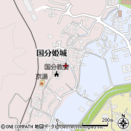 鹿児島県霧島市国分姫城3043周辺の地図