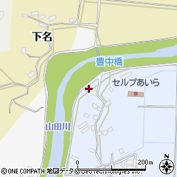 鹿児島県姶良市豊留687周辺の地図