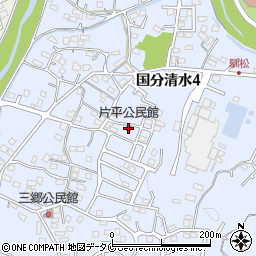 片平公民館周辺の地図