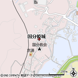 鹿児島県霧島市国分姫城3040周辺の地図