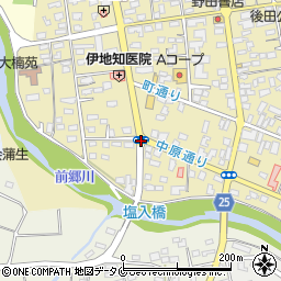 蒲生駅周辺の地図