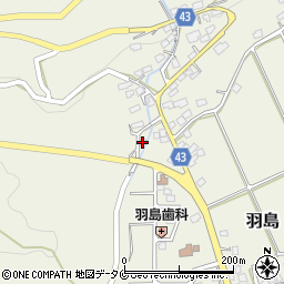 鹿児島県いちき串木野市羽島7558周辺の地図