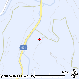 鹿児島県曽於市財部町北俣6036周辺の地図