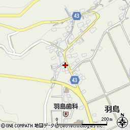鹿児島県いちき串木野市羽島7570-1周辺の地図
