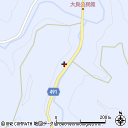 鹿児島県曽於市財部町北俣6011周辺の地図