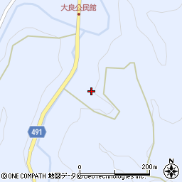 鹿児島県曽於市財部町北俣6028周辺の地図