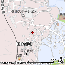 鹿児島県霧島市国分姫城3027周辺の地図