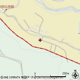 鹿児島県霧島市溝辺町崎森1758周辺の地図