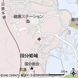 鹿児島県霧島市国分姫城3030周辺の地図