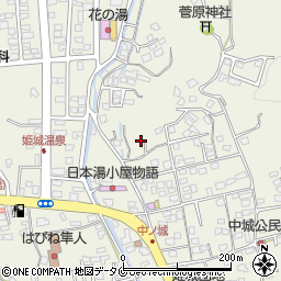 鹿児島県霧島市隼人町姫城周辺の地図