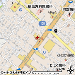 南九州マツダ都城店周辺の地図