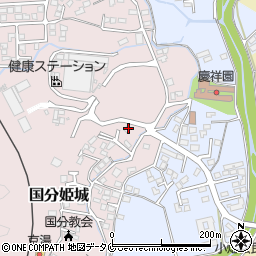 鹿児島県霧島市国分姫城3078周辺の地図
