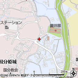 鹿児島県霧島市国分姫城3076周辺の地図