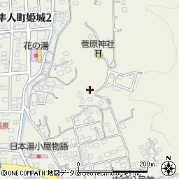 鹿児島県霧島市隼人町姫城2435周辺の地図